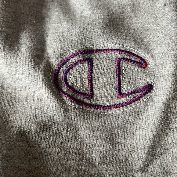 New - Champion Men’s Gray Joggers with Embroidered Logo - Picture 3 of 7